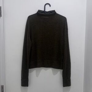 ZARA Women's Military Green Sweater